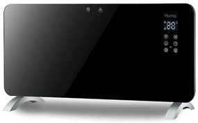 HOMA PH-2049-GB Σόμπα convector 2000W, γυαλί Black