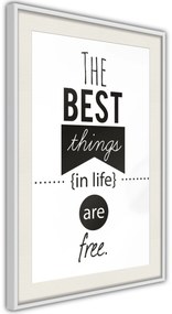 Αφίσα - The Best Things  - 40x60 - Χρυσό - Χωρίς πασπαρτού