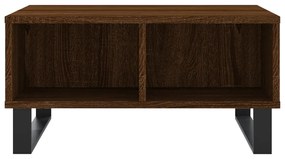 vidaXL Τραπεζάκι Σαλονιού Καφέ Δρυς 60x60x30 εκ. Επεξεργασμένο Ξύλο