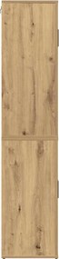 vidaXL Highboard Artisan Oak 80 x 33 x 150 εκ Επεξεργασμένο ξύλο