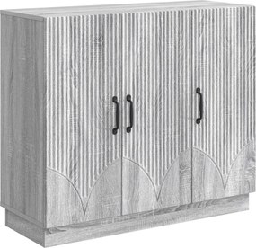 vidaXL Πλαϊνό γραφείο Γκρι Sonoma 89 x 34,5 x 77 εκ.