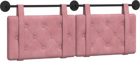 vidaXL Κρεμαστό Κεφαλάρι Ροζ Βελούδο