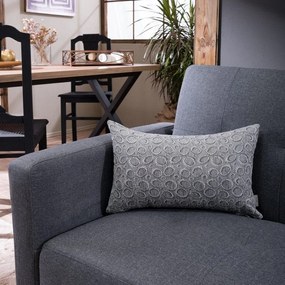 Μαξιλάρι Διακοσμητικό (Με Γέμιση) Maryland 11 Light Grey Teoran 30X50 Βαμβάκι-Ακρυλικό