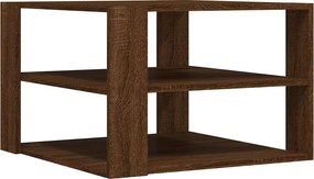 vidaXL Τραπεζάκι Σαλονιού Καφέ Δρυς 58x58x40 εκ. Επεξ. Ξύλο