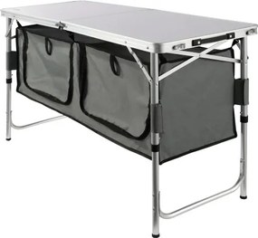 VEVOR Camping Kitchen Table Folding Portable Cook Station 3 Adjustable Heights