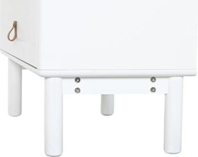 Σιφονιέρα Home ESPRIT Λευκό Φυσικό πολυπροπυλένιο Ξύλο MDF 80 x 40 x 117 cm