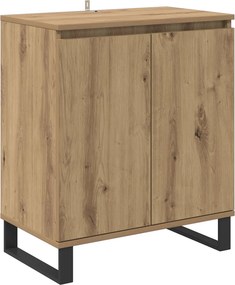 vidaXL Πλαϊνό γραφείο Artisan Oak 60 x 35 x 70 cm Επεξεργασμένο ξύλο
