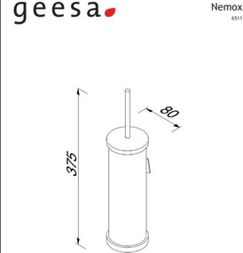 Geesa Nemox 6511 Gold Brushed - Πιγκάλ Επιτοιχο