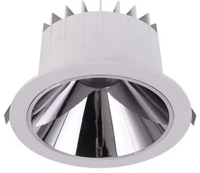 Χωνευτό Σποτ Φωτιστικό Οροφής LED 20W Λευκό CCT Getti-130 SunLight-GETTI-130-Λευκό GETTI-130