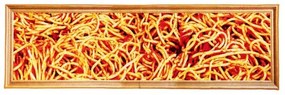 Χαλάκι Κουζίνας Spaghetti 18199 200x60cm Multi Seletti 60X200cm Πολυέστερ