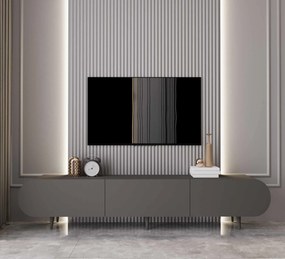 Έπιπλο Τηλεόρασης Γκρι OCECU 200x30x19