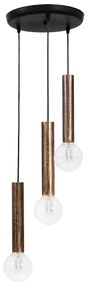 Φωτιστικό Οροφής Τρίφωτο Heronia Minimal 34-0197 Bronze