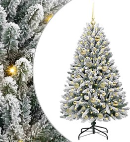 vidaXL Τεχνητό Χριστουγεννιάτικο Δέντρο 120 cm 150 LED Θερμό λευκό