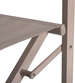 ΠΟΛΥΘΡΟΝΑ ΣΚΗΝΟΘΕΤΗ ΑΛΟΥΜΙΝΙΟΥ DUPRE HM5094.03 ΣΑΜΠΑΝΙ 57x48,5x85.5Yεκ