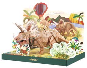 Παζλ 3D Με 191 Κομμάτια MierEdu Triceratops