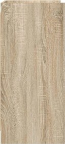 vidaXL Πλαϊνό γραφείο Sonoma Δρυς 75 x 36 x 80 εκ Επεξεργασμένο Ξύλο