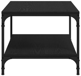 vidaXL Τραπεζάκι σαλονιού Μαύρη δρυς 80 x 50 x 40 cm