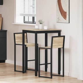 vidaXL Τραπεζαρίες Επεξεργασμένο ξύλο