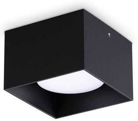 Φωτιστικό Οροφής - Σποτ Spike Square 317496 10x10x6,5cm 1xGX53 15W Black Ideal Lux