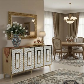 Stewehome Πολυλειτουργική κονσόλα ντουλάπι για καφέ και βάση τηλεόρασης 150x32x75 cm