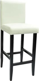 vidaXL Σκαμπό Μπαρ 4 τεμ. Λευκά από Συνθετικό Δέρμα