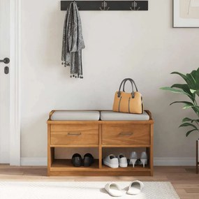 VidaXL Πάγκος διαδρόμου "SANDNES" 87x40x50 εκ. Πεύκο μασίφ ξύλο