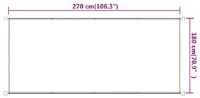 Τέντα Κάθετη Μπλε 180 x 270 εκ. από Ύφασμα Oxford - Μπλε