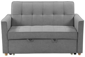 Καναπές-κρεβάτι Commit pakoworld 2θέσιος ύφασμα ανθρακί 142x93x90εκ - Ύφασμα - 035-000072