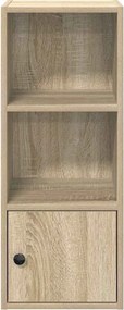 vidaXL Βιβλιοθήκη Sonoma Δρυς 31x24x77 εκ. από Επεξεργασμένο Ξύλο