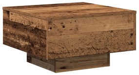 vidaXL Τραπεζάκι Καφέ, Παλιό Ξύλο, 55x55x31 εκ, Κατασκευασμένο Ξύλο