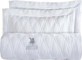 Κουβερλί Υπέρδιπλο (Σετ 220x240) Greenwich Polo Club Solid 2158 White