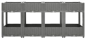 vidaXL Ζαρντινιέρα 160 x 40 x 71 εκ. από Πολυπροπυλένιο