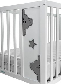 Κούνια (60x130) Bebe Stars Life White 453-02