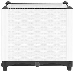 vidaXL Ζαρντινιέρα 40 x 40 x 38 εκ. από Πολυπροπυλένιο