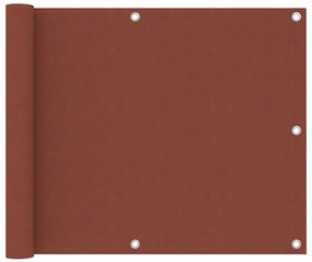 Διαχωριστικό Βεράντας Τερακότα 75 x 500 εκ. Ύφασμα Oxford