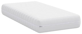 vidaXL Στρώμα Λευκό 60 x 120 cm Τσέπες ελατηρίων