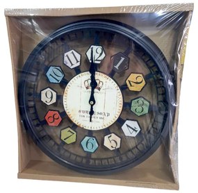 Ρολόι τοίχου - TZ681 - 036819 - Black-036819_b