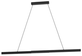 Φωτιστικό Οροφής - Ράγα Montebuono 390368 180x6,5x150cm Led Black Eglo