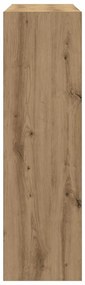 vidaXL Βιβλιοθήκη artisan δρυς 100 x 30 x 103 εκ. Επεξεργασμένο ξύλο