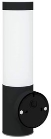 vidaXL Εξωτερικά Φωτιστικά Τοίχου 2 pcs Μαύρο 12 x 7.5 x 29 εκ