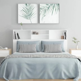 Κεφαλάρι Με Αποθηκευτικό Χώρο Λευκό 160 x 19 x 103,5 εκ. - Λευκό