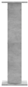 vidaXL Βάσεις Ηχείων 2 Τεμ. Γκρι Σκυρ. 30x30x95 εκ. Επεξ. Ξύλο