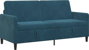 vidaXL Καναπές με Αποθήκευση Μπλε 172 x 78 x 87 εκ Πολυεστέρας