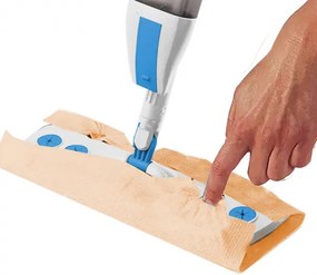 ESPERANZA παρκετέζα EHS003 με σπρέι ψεκασμού, 600ml δοχείο, 126cm