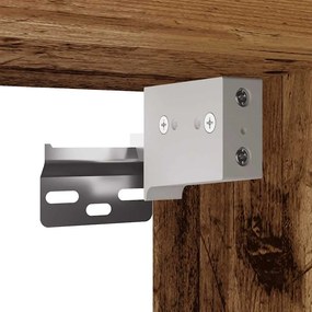 Ντουλάπι Τηλεόρασης Τοίχου Παλιό Ξύλο 120x30x30 εκ Επ. Ξύλο 856020