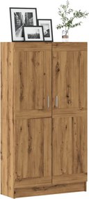 vidaXL Βιβλιοθήκη Artisan Δρυς 82,5x30,5x150 εκ. Επεξεργασμένο Ξύλο