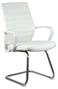 Καρέκλα Επισκέπτη 5568V 57x60x95cm White 093-92-130