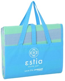 Estia 00-25410 Save the Aegean Ψαθα Θαλασσης Πλαστικη 180x180cm, Serene Shores