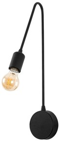 Φωτιστικό Τοίχου - Απλίκα Kunduz 584TTM1953 10x20x48cm 1xE27 40W Black Opviq