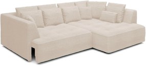 Γωνιακός καναπές Vianca-Krem-Δεξιά